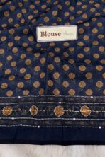 Sanata (Cotton Chanderi ) - Blue - Image 5