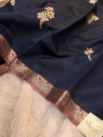 Arunthathi (Silk cotton) - Navy - Image 3