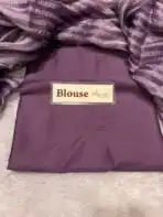 Sunlit stripes (Shimmer georgette) - Lilac - Image 5