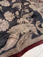 Vinmaya (Chanderi cotton) - Black - Image 2