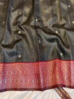 Sundhari (Semi silk) - Black - Image 4