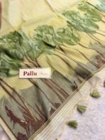 Hello Spring ( Muga cotton) - Pistachio green - Image 4