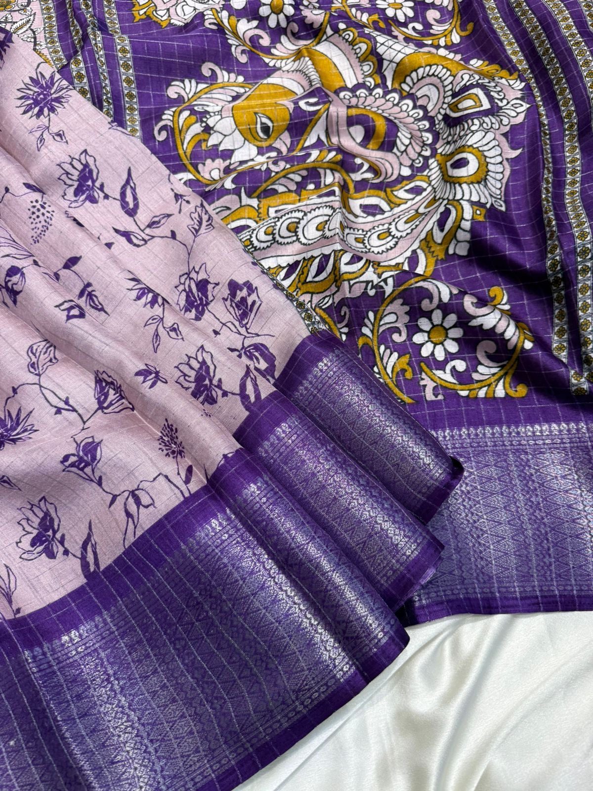 0d0437cc-9af7-49c1-8b84-414afa57b22d Smrithi (Dola silk) - Violet - Image 1