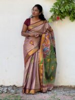 Hand-painted kasav tissue silk - SY110