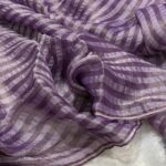 Sunlit stripes (Shimmer georgette) - Lilac