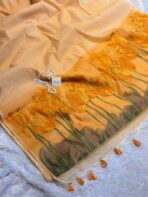 Hello Spring ( Muga cotton) - Yellow