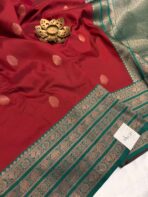 Kamakshi (Soft silk) - Ruby red - Image 3
