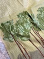 Hello Spring ( Muga cotton) - Pistachio green - Image 3