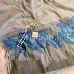 Hello Spring ( Muga cotton) - Baby blue