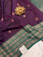 Kamakshi (Soft silk) - Plum purple