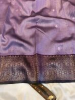 Sundhari (Semi silk) - Lavender - Image 4
