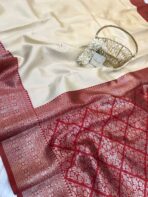 Sundhari (Semi silk) - Ivory