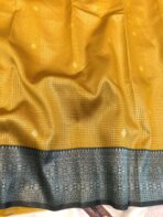 Sundhari (Semi silk) - Mango Yellow - Image 3