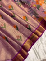Hand-painted kasav tissue silk - SY105