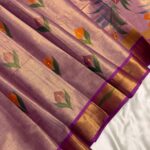 Hand-painted kasav tissue silk - SY105