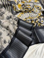 Smrithi (Dola silk) - Grey Black