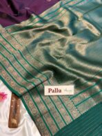 Kamakshi (Soft silk) - Plum purple - Image 4