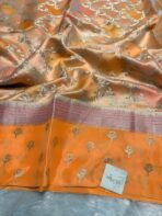 Meher (Banaras soft silk) - Marigold - Image 2