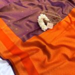 Lakshmi (Semi silk) - Violet