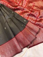 Sundhari (Semi silk) - Black