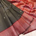 Sundhari (Semi silk) - Black