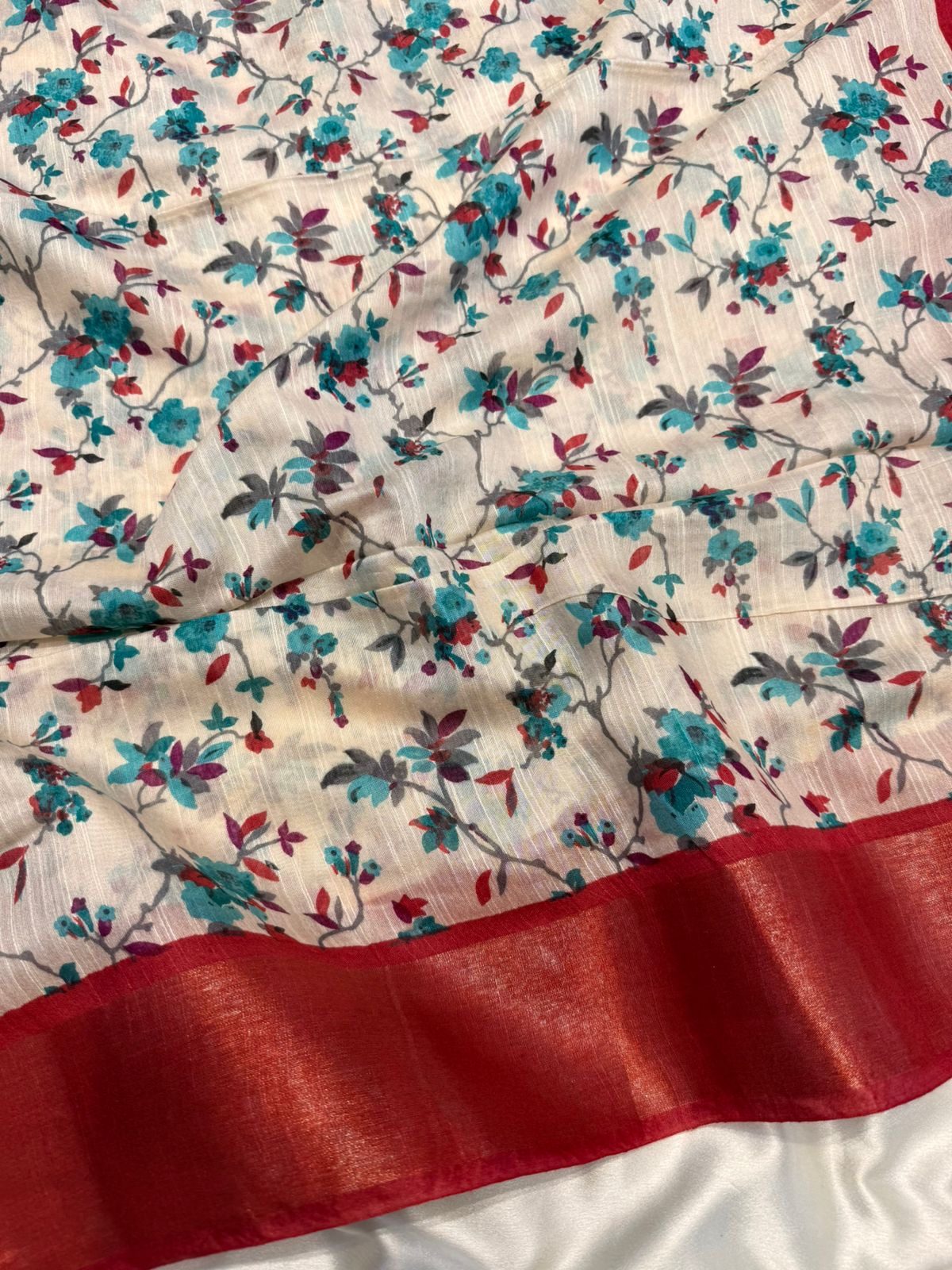 3502dece-7ea6-4670-80fc-f945924fcacf Semi Tussar silk - SY004 - Image 1