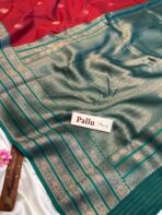 Kamakshi (Soft silk) - Ruby red - Image 5