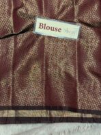 Athmika (Raw tissue silk) - Kaapi brown - Image 6