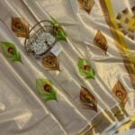Hand-painted kasav tissue silk - SY104