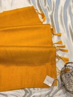 Banarasi soft silk in Yellow