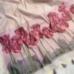 Hello Spring ( Muga cotton) - Cream white