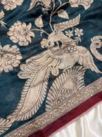 Vinmaya (Chanderi cotton) - Bottle green - Image 2