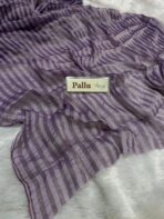 Sunlit stripes (Shimmer georgette) - Lilac - Image 4