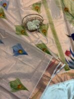 Hand-painted kasav tissue silk - SY103