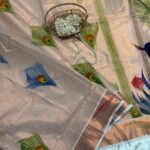 Hand-painted kasav tissue silk - SY103