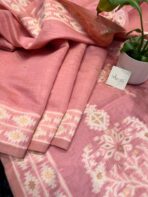 Pallavi (Muga - Jamdani) - Peach
