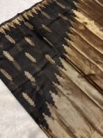Athmika (Raw tissue silk) - Black - Image 2