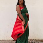 Mangala Varnam (Mysore crepe silk) - Emerald green