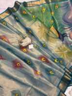 Hand-painted kasav tissue silk - SY109