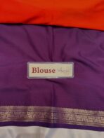 Mangala Varnam (Mysore crepe silk) - Rust Orange - Image 6