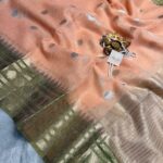 Swapnam (Silk cotton) - Soft peach