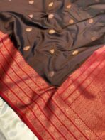 Kamakshi (Soft silk) - Kaapi Brown - Image 5