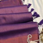 Banarasi soft silk in Purple