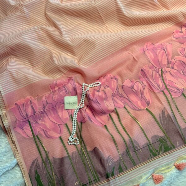 Hello Spring ( Muga cotton) - Baby pink