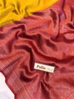Sivakami (Semi silk) - Golden mustard - Image 5