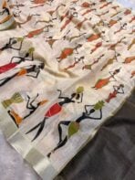 Warli whisperers (Cotton) - Black - Image 2