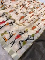 Warli whisperers (Cotton) - Black - Image 2