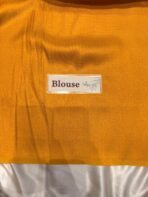Banarasi soft silk in Yellow - Image 3