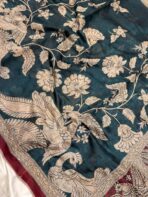 Vinmaya (Chanderi cotton) - Bottle green