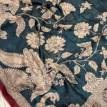 Vinmaya (Chanderi cotton) - Bottle green